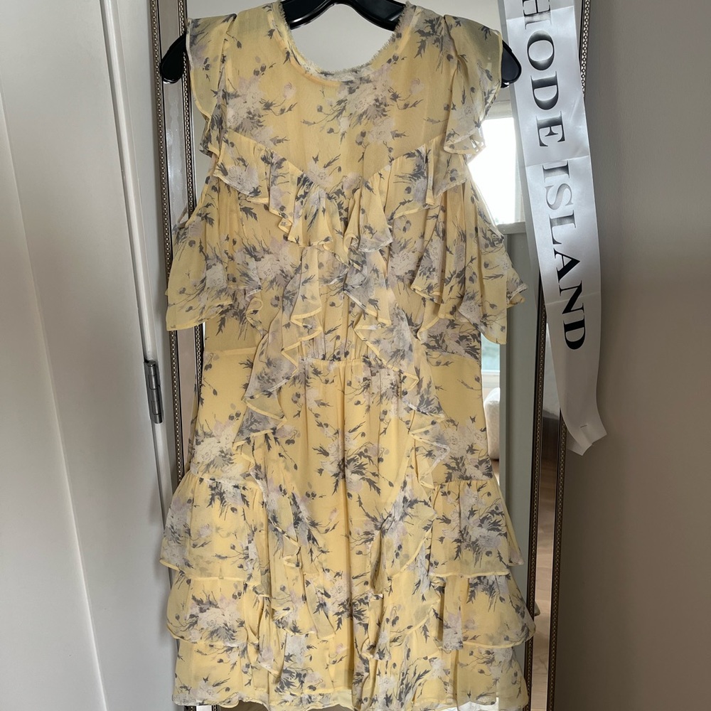 Rebecca Taylor yellow dress in size 4
